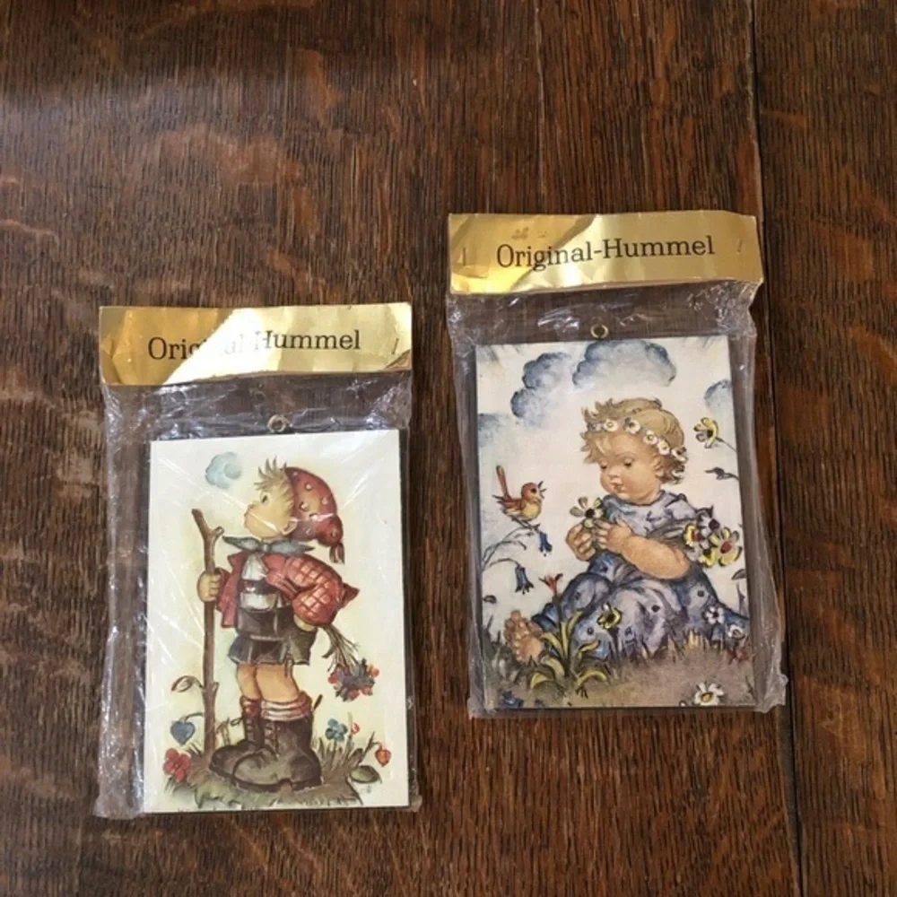 Vintage Hummel hangable pictures.